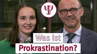 Was ist Prokrastination  Psychologie mit Prof Erb [upl. by Ecirual]