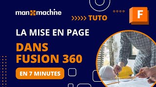 Mise en page fusion 360 [upl. by Inge]