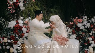 DR MUADZ amp DR AMILAH  SOLEMNIZATION  RECEPTION  APARK PUCHONG  MALAY WEDDING [upl. by Orabelle]