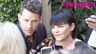 Ginnifer Goodwin amp Josh Dallas Speak With Press At The 2020 Gold Meets Golden Party In Beverly Hills [upl. by Mendy870]