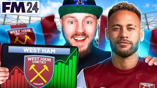 How I Transformed West Ham on FM24  FULL MOVIE [upl. by Atniuq]