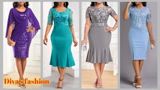 Top pluss size mesmerized bodycon Pencil sheath Dresses Elegant option for a memorable dayquot [upl. by Yrrak]