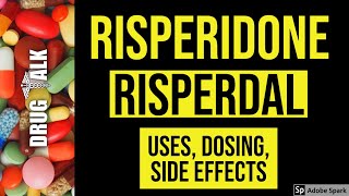 Risperidone Risperdal  Uses Dosing Side Effects [upl. by Sturges]