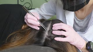 ASMR 1 HR of SCALP and LICE Checks Compilation 🤍 Real Person [upl. by Rosenwald]