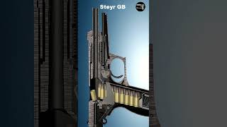 Animation How a Steyr GB Pistol works [upl. by Prentice421]