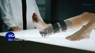 UCASTWOODCAST GreenLine  biobased splinting material  Ottobock Professionals [upl. by Ryan]