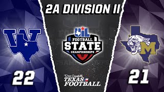 Windthorst 22 Mart 21 2020 2A DII Texas high school football championship recap [upl. by Henley]