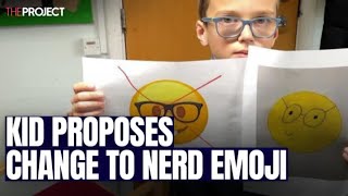 Young Child Proposes Change To Nerd Emoji As Its Offensive [upl. by Zilevi14]