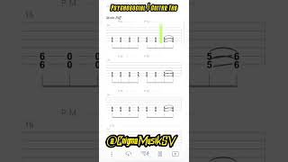 Psychosocial  Guitar Tab slipknot guitar guitarrista tabs musician guitarra [upl. by Ennirok]