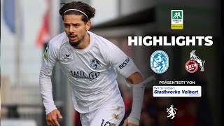 SSVg Velbert 02 vs 1 FC Köln U21 – Highlights amp Tore  Regionalliga West [upl. by Ailee]