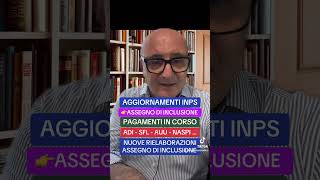 🛑ASSEGNO DI INCLUSIONE 👉 NUOVE LAVORAZIONI SFLAUUNASPIRENZI PENSIONI youtube shortsyoutuber [upl. by Meghann]