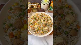 Healthy Vegetable Fried Rice😍 shorts pulao trending [upl. by Randee]