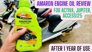 Amaron Scooter 10w30 Engine Oil Review amaronoil amaronengineoil [upl. by Fidellas252]