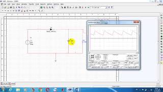 Single phase Half wave rectifier with capacitor  R load [upl. by Samohtnhoj]