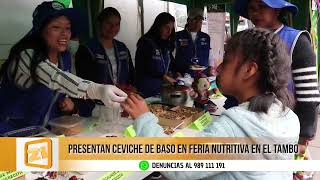 Feria Nutritiva en El Tambo promueve alimentos ricos en hierro [upl. by Seely]