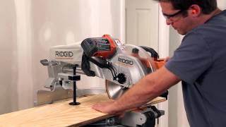 RIDGID Miter Saw Tips amp Tricks with David Sheinkopf [upl. by Dayir]