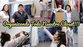 ME PUSE A ORGANIZAR TODO MI CLOSET y MI CUARTO  Lo cambie TODO‼️ su reacción 😁 antes y después [upl. by Elehcim]