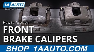 How to Replace Front Brake Calipers On Any Car [upl. by Tartan]