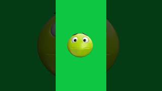 Emoji puke 3D green screen shorts [upl. by Ebner]