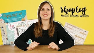 Shoplog Bullet Journal spullen  Action Wibra en CreaBeurs  CreaChick [upl. by Adekan91]