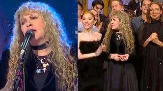 SNL Cast Reacts To Stevie Nicks Second SNL Performance In 41 Years [upl. by Ketchan369]