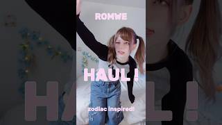 ROMWE HAUL try on [upl. by Cynara736]