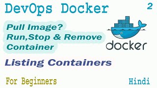 DevOps Docker basic Commands Part02  PWD  Images  Run  Stop amp Rm  Ps  Search in hindi [upl. by Nnarual]