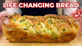 This Green Onion Garlic Butter Bread Loaf Is So ADDICTIVE [upl. by Dianne18]