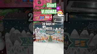 VLOGMAS DAY 4 ALDI CHEESE Advent Calendar shortsfeed christmas food [upl. by Lyrret]