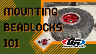 Mount BEADLOCKS The RIGHT WAY Watch This BEFORE Mounting Your OffRoad Tires On BEADLOCK WHEELS [upl. by Siana808]