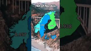 HDI of Nordics mapper nordics mapping hdi [upl. by Yborian206]