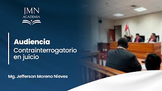 Contrainterrogatorio en juicio oral a experto de control interno  Delito colusión [upl. by Teerprah]