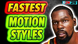 Fastest Motion Styles for Bigman Builds 610quot  on NBA 2K25 [upl. by Albemarle]