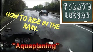 How to ride a motorcycle in the rain or on wet roads [upl. by Beitch91]