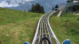 Toboggan Run at Flumserberg Floomzer  Summer 2016 in Switzerland [upl. by Nuahsar]