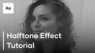 How To Create A Halftone Effect In After Effects [upl. by Aerdnua]