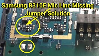 Samsung B310E Mic Problem Jumper Solution Samsung SMB310E Microphone Line Missing Jumper Solution [upl. by Aivuy273]