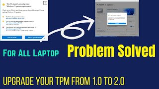 Secure Your Laptop FAST with This One TPM Upgrade Trick [upl. by Nydnarb]