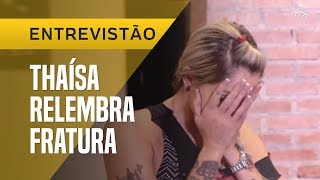 THAISA RELEMBRA LESÃO ASSUSTADORA NO VÔLEI [upl. by Baler898]