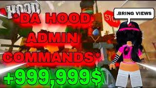 NEW Da Hood Admin Script PASTEBIN 2023 UNLIMITED MONEY SCRIPT [upl. by Howell]