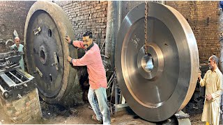 Old wheel of Rolling Mill Machining Complete process [upl. by Eannyl]