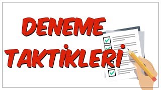 Deneme Sınavı Taktikleri [upl. by Eppesuig]