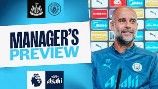 MANAGERS PREVIEW  Pep Guardiola  Newcastle United v Man City  Premier League [upl. by Odareg422]