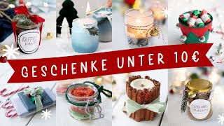 11 DIY Wichtelgeschenke für unter 10 € basteln Ideen für Weihnachten sehr einfach  TRYTRYTRY [upl. by Amandy]