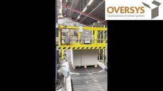 VIDEO OVERSY U68810524 STRAPEX VTS45EP UNITIZER  CONVEYORS LINE DBS [upl. by Hopkins67]