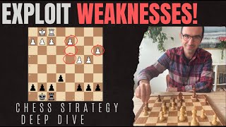 How to Identify and Exploit WEAKNESSES  Chess Strategy Deep Dive 1 [upl. by Aicital]