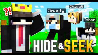 Minecraft Hide and Seek BUT WE ARE MOBS YesSmartyPie KhatarnakIshan ChapatiHindustaniGamer [upl. by Namrehs]