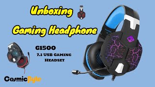 Cosmic Byte G1500 71  Unboxing and Driver Installation  USB Gaming Headphone [upl. by Stafford]