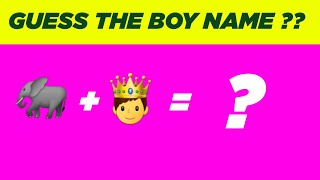 Guess The Boys Name By Emoji Challenge  Hindi New Paheliyan in Hindi  Majedar Cartoon Paheli [upl. by Arza]