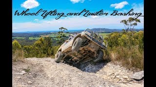 Wheel lifting and limiter bashing  4x4 Tasmania  Patrol Sierra Feroza Pajero [upl. by Draillih547]